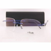 Silhouette Eyeglass Frames The Wave 5567 LW 4540 Royal - Silhouette