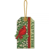 Dimensions Counted Cross Stitch Holly and Ivy Ornament