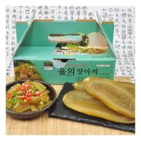 잘키운 국내산 울외로 만든 울외 장아찌 짱아찌 2kg 용기포장 정성가득 맛있는