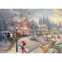 Ceaco Thomas Kinkade MickeyS Victorian 크리스마스 퍼즐 - 1000피스