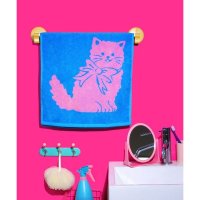 WIGGLE WIGGLE 페이스 타월 세트 2p - Kitten Bear Bath Towel Set 2p - Kitten Bear