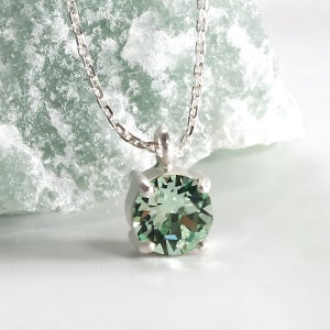 [silver] 오스트리아 크리솔라이트 목걸이, 루나마인(Luna Mine)