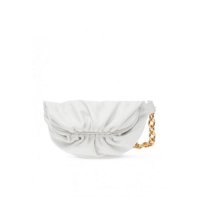 보테가베네타 여성 벨트백 Bottega Veneta WHITE The Chain Pouch belt bag 651445 VCP41-9132