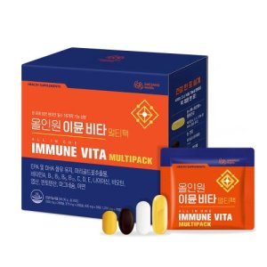 대상웰라이프 올인원 이뮨 비타 멀티팩 (28포)X1 /28일분  16가지 필수 기능성분 비타민미네랄 멀티비타민