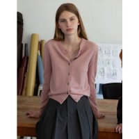 [조이그라이슨] Wool 100% Round Knit Cardigan KK3AD3190_7B 연분홍색 PCWKK3AD3190-7B KK3AD3190-7B