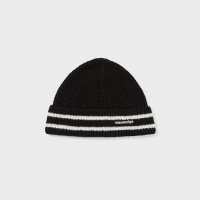 [엠엠엘지] [Mmlg] STRIPE KNITCAP (BLACK)