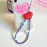 러브오낫 LOVE OR NOT Love-Marin Beads Strap 비즈스트랩