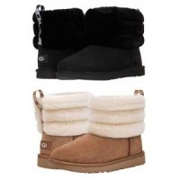 UGG 어그 Fluff Mini 여성용 클래식 미니 플러프 퀼팅 부츠 체스트 1098533