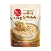 CJ제일제당 햇반 소프트밀 누룽지 닭백숙 죽 420g