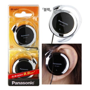 파나소닉 정품 귀걸이형이어폰 RP-HZ47 음질좋은 슬림바디 다양한컬러 스테레오 줄 3.5mm 헤드폰