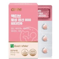 GNM자연의품격 액티브 활성 엽산 800 비타민B 270mg x 60정