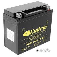 Caltric Agm Battery Compatible with Harley Davidson Fxcw Fxcwc Softail Rocker Custom