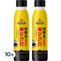 몽고간장 청양초 매운간장 아주매운맛 330g 10개