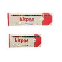 Kitpas New Rice Bran Wind Window Crayon Medium 24 색 16 색 세트