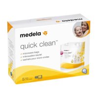 메델라 Medela 전자레인지 퀵 클린 스팀백 5팩