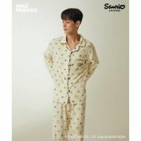 SPAO 산리오캐릭터즈 산리오캐릭터즈 긴팔 잠옷 YELLOWSPPPD49U01126577