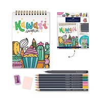 FaberCastell 색연필 팝업북 세트 전문가용 색칠공부 미술용품 285559