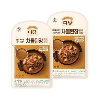 CJ제일제당 다담 차돌 된장찌개 양념 145g x2개