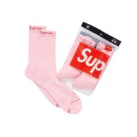 Supreme 슈프림 Hanes 크루 양말 4 팩