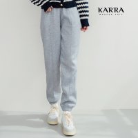 카라 KARRA 컬러센트럴절개기모조거팬츠 A3F0723