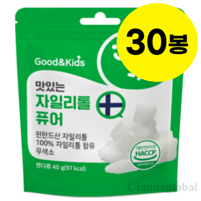 <b>내추럴플러스</b> <b>내츄럴플러스</b> 굿앤키즈 맛있는 자일리톨 퓨어 30봉