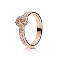 명품판도라반지20130333 Authentic Pandora Rose Love Knot Ring Size 54 7