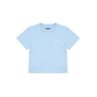 EVISU 힐스 로고 반팔 크롭 티셔츠 EV2FTS953BL P341780747