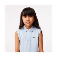 LACOSTE KIDS 키즈여아 슬리브리스 폴로 원피스 T01 참조 EJ529753G