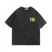 갤러리 디파트먼트 GALLERY DEPT FBI 워싱 구제 반팔 티