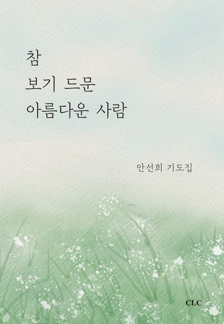 참 보기 드문 아름다운 사람 (안선희 기도집)