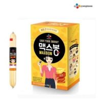 CJ 맥스봉 치즈 소시지 50g x 15개 1곽 소세지 아기간식 어린이간식