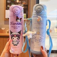 산리오 캐릭터 텀블러 시나모롤 쿠로미 헬로키티 보온 보냉 500ml-500ML 쿠로미