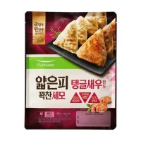 냠냠 맛있는 육즙 가득 풀무원 얇은피꽉찬세모 탱글새우만두 480g 1개