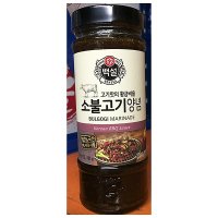 소불고기 양념 백설 500g 고기 액상 소스 식당 업소용