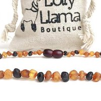 Genuine Baltic Amber Necklace - Certified from The Baltic Sea - Tri-Color