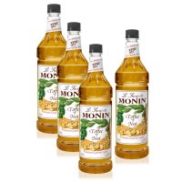 모닌 토피 너트 시럽 1리터 4병 Monin Toffee Nut Syrup 미국직구 카페재료 칵테일만들기