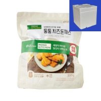 모노키친 통통 치즈 돈까스 냉동 350g 4개 아이스박스