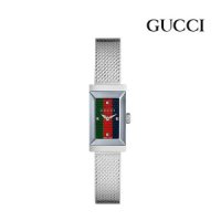 GUCCI 구찌 G프레임 시그니처 삼색 여성 메탈시계 YA147510 - 기타