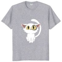 UNKNOWN 스즈메의 문단속 고양이 다이진 옷 티셔츠 반팔티 굿즈 S