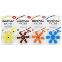 RAYOVAC 엑스트라 아연 공기 배터리 고성능 BTE 보청기 A10 PR70 A13 PR48 A312 A675 60 개 로트