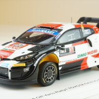 스파크 1  43 TOYOTA GR YARIS 랠리 1 NO.4 GAZOO 2022 WRC 랠리 스웨덴 3위 E. LAPPI  J.FERM 컴플리트 미니카 S6712