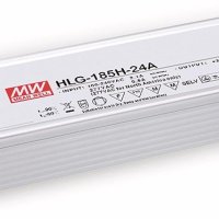 MEAN WELL HLG-185H-24A AC-DC 단일 출력 LED 드라이버 혼합 모드 PFC