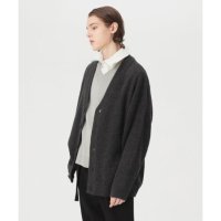 커스텀어클락 헤비 울 오버핏 가디건 챠콜 HEAVY WOOL CARDIGAN CHARCOAL COOSCD010CHARCOAL