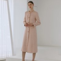 에스블랑 Anta Pocket Tweed Dress