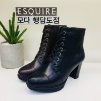 에스콰이아 여성 워커 힐 부츠(7cm) 2컬러