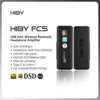 HiBy FC5 MQA 인증 동글 USB DAC 디코딩 오디오 헤드폰 앰프, DSD 4.4mm 출력, 안드로이드 iOS 맥 윈도우