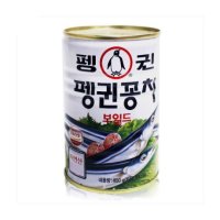 펭귄 꽁치통조림 400g X12개 (국산)