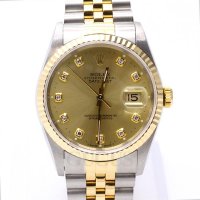 Rolex 롤렉스 16233 18K골드콤비 10P다이아 데이저스트 남성 시계aa29801