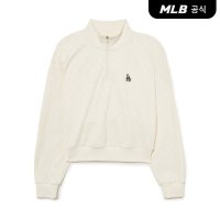 MLB 여성애슬레저클래식모노그램자카드크롭 반집업맨투맨 Cr