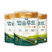 매일유업 앱솔루트 궁 유기농 궁 3단계 800g 3캔